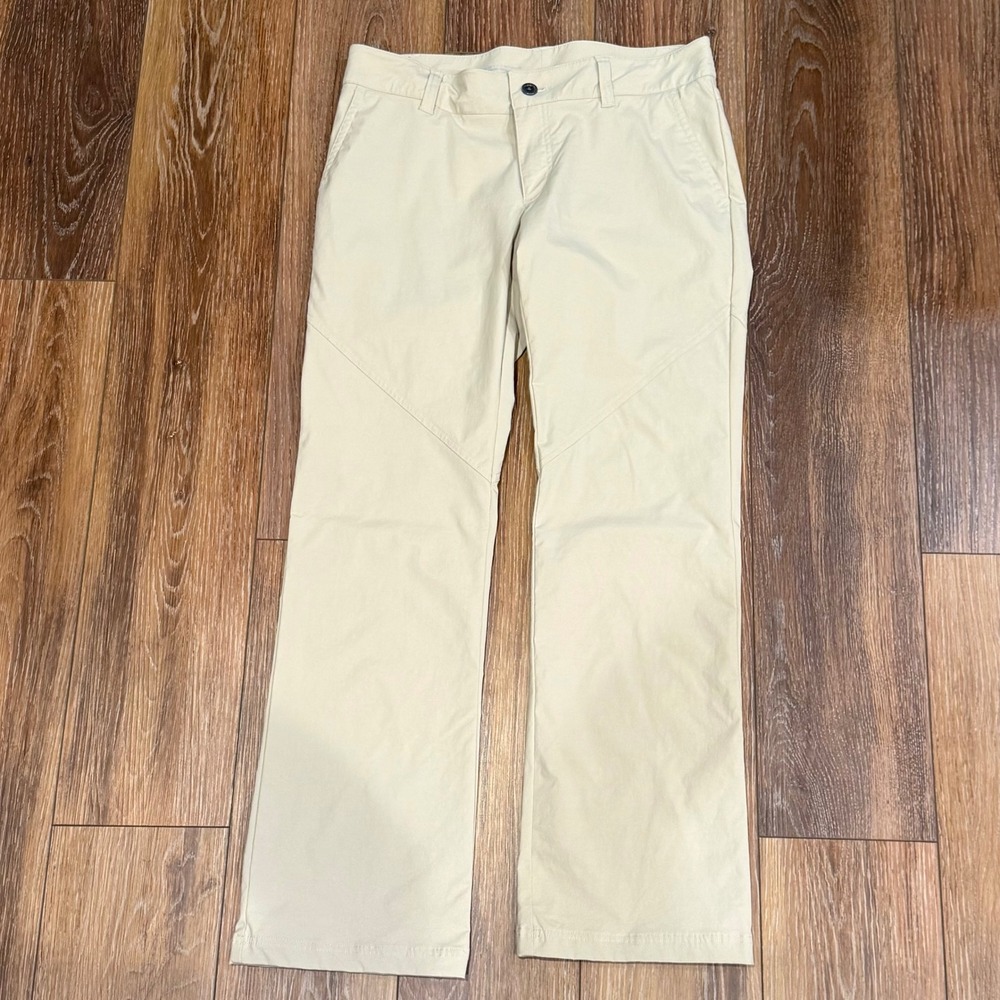 Columbia Mumbai Mover Omni-Shield Tan Khaki Hiking Pants Womens 12 Reg‎ Straight